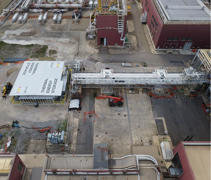 Powered by bGen™ thermal energy storage installation